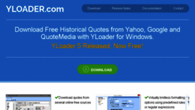 What Yloader.com website looked like in 2017 (6 years ago)