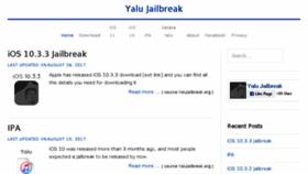 What Yalujailbreak.org website looked like in 2017 (6 years ago)