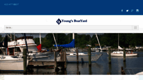 What Youngsboatyard.com website looked like in 2017 (6 years ago)