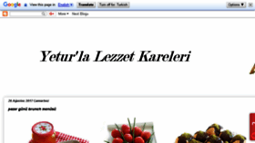 What Yeturlalezzetkareleri.com website looked like in 2017 (6 years ago)
