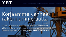 What Yrt-rakentaa.fi website looked like in 2017 (6 years ago)