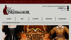 What Yourdressmaker.com website looked like in 2017 (6 years ago)