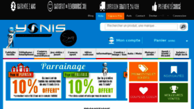 What Yonis-shop.com website looked like in 2017 (6 years ago)