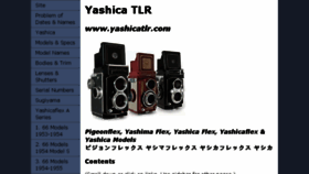 What Yashicatlr.com website looked like in 2017 (6 years ago)