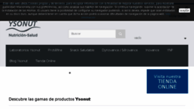 What Ysonut.es website looked like in 2017 (6 years ago)