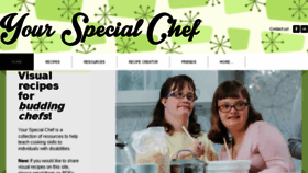 What Yourspecialchef.net website looked like in 2017 (6 years ago)