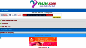 What Yesjar.com website looked like in 2017 (6 years ago)