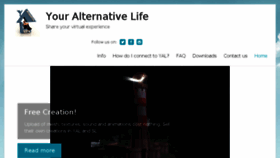 What Youralternativelife.com website looked like in 2017 (6 years ago)