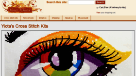 What Yiotas-xstitch.com website looked like in 2017 (6 years ago)