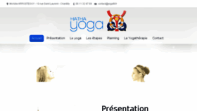 What Yogafit.fr website looked like in 2017 (6 years ago)