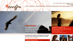 What Yoga-sangha.com website looked like in 2017 (6 years ago)
