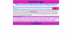 What Youtubelagu.com website looked like in 2017 (6 years ago)