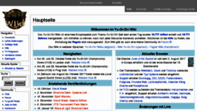 What Yugioh-wiki.de website looked like in 2017 (6 years ago)