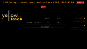 What Yellowrack.com website looked like in 2017 (6 years ago)