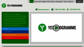 What Yesprogramme.co.uk website looked like in 2017 (6 years ago)