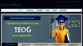 What Yildizlarkoleji.com website looked like in 2017 (6 years ago)