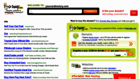 What Yourcardirectory.com website looked like in 2011 (12 years ago)