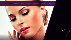 What Yaldabeautybar.com website looked like in 2017 (6 years ago)
