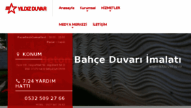 What Yildizbetonbahceduvari.com website looked like in 2017 (6 years ago)