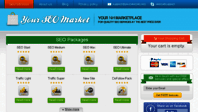 What Yourseomarket.com website looked like in 2017 (6 years ago)