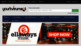 What Yourinstrument.com.au website looked like in 2017 (6 years ago)