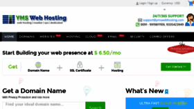 What Ymswebhosting.com website looked like in 2017 (6 years ago)