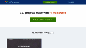 What Yiipowered.com website looked like in 2017 (6 years ago)