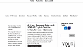 What Yoursubtitles.com website looked like in 2017 (6 years ago)