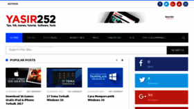 What Yasir252.com website looked like in 2017 (6 years ago)