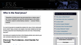 What Y-jesus.com website looked like in 2017 (6 years ago)