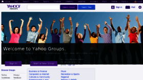 What Yahoogroups.com website looked like in 2017 (6 years ago)