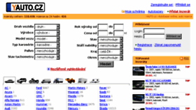 What Yauto.cz website looked like in 2017 (6 years ago)