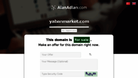 What Yabanmarket.com website looked like in 2018 (6 years ago)
