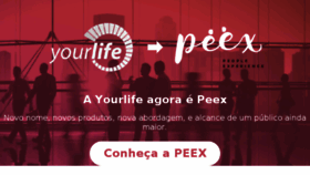 What Yourlife.com.br website looked like in 2018 (6 years ago)