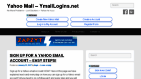 What Ymaillogins.net website looked like in 2018 (6 years ago)