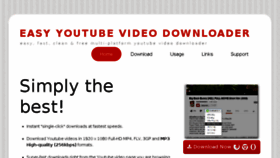 What Yourvideofile.org website looked like in 2018 (6 years ago)