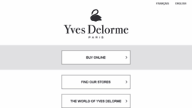 What Yvesdelorme.com website looked like in 2018 (6 years ago)