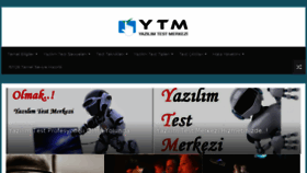 What Yazilimtestmerkezi.com website looked like in 2018 (6 years ago)