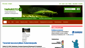 What Ymparisto.fi website looked like in 2018 (8 years ago)