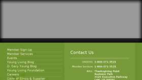 What Youngliving.org website looked like in 2018 (8 years ago)
