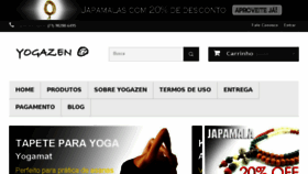 What Yogazen.com.br website looked like in 2018 (6 years ago)