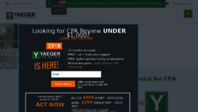 What Yaegercpareview.com website looked like in 2018 (6 years ago)