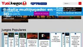 What Yupijuegos.com website looked like in 2018 (6 years ago)