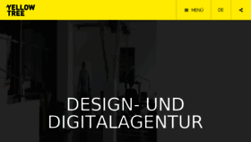 What Yellowtree.de website looked like in 2018 (6 years ago)