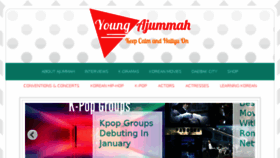 What Youngajummah.com website looked like in 2018 (6 years ago)