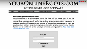 What Youronlineroots.com website looked like in 2018 (6 years ago)