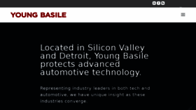 What Youngbasile.com website looked like in 2018 (6 years ago)