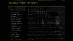 What Yakimavalleytrolleys.org website looked like in 2018 (6 years ago)