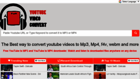 What Youtubevideoconvert.com website looked like in 2018 (6 years ago)