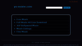 What Yo-movie.com website looked like in 2018 (6 years ago)